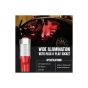 Allextreme EXT56CR T10 LED Parking Light 5630 CMD Interior Pilot License Plate Dome Indicator Lamp Bulb for Car Bike and Motorcycle (3W, Red, 2 Piece)
