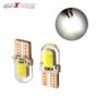 Allextreme EXT52SW Universal T10 LED Parking Light 5630 CMD Super Bright Interior Pilot License Plate Dome Indicator Lamp Bulb for Car Bike and Motorcycle (2W, White, 2 PCS)