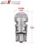 Allextreme EXTSBCW Universal T10 LED Parking Light 5630 CMD Super Bright Interior Pilot License Plate Dome Indicator Lamp Bulb for Car Bike and Motorcycle (3W, Silver, 2 PCS)