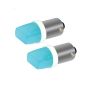 Allextreme EXBA9SI 3W BA9S LED Parking Light 5 SMD Super Bright Universal Interior Pilot License Plate Dome Indicator Lamp Bulb for Car Bike and Motorcycle (Icy Blue, 2 PCS)