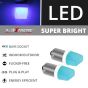 Allextreme EXBA9SI 3W BA9S LED Parking Light 5 SMD Super Bright Universal Interior Pilot License Plate Dome Indicator Lamp Bulb for Car Bike and Motorcycle (Icy Blue, 2 PCS)