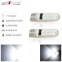 Allextreme EXT10SW Universal T10 LED Parking Light 6 SMD Super Bright Interior Pilot License Plate Dome Indicator Lamp Bulb for Car Bike and Motorcycle (2W, White, 2 PCS)