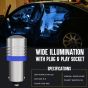 Allextreme EXPLBB2 Universal Multipurpose T10 5 SMD LED Projector Light for Car Interior Exterior, Bike Motorcycle (Cool Blue, 2 Pcs)