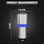 Allextreme EXPLBB2 Universal Multipurpose T10 5 SMD LED Projector Light for Car Interior Exterior, Bike Motorcycle (Cool Blue, 2 Pcs)