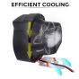 Allextreme EX9FWW2 Imported 9 LED Fog Light Spot Beam Waterproof Heavy Duty Pod Driving Work Lamp for Motorcycle Bike Car and SUV (15W, White Light, 2 PCS)