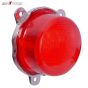 Allextreme EXUNOCT Bike Customized Phantom Red Tail Light Motorcycle Number Plate Brake Rear Lamp Compatible for Bullet Classic