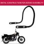 AllExtreme EXTBRBB Heavy Duty Bike Rear Seat Backrest Handle Support Compatible for BS3 and BS4 Model Bullet 350cc and 500cc (Black)