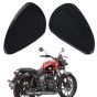 AllExtreme EXSRE29 Motorcycle Rubber Gas Tank Traction Side Pad Fuel Gas Knee Grip Decal Guard Protector Compatible for Bullet