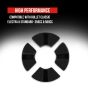 AllExtreme EXDR-030 Drum Brake Rubber Set Compatible with Bullet Classic Electra and Standard 350cc & 500cc Motorcycles (4 PCS)
