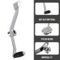 Allextreme Gear Pedal Lever Bike Accessory Heel Toe Gear Shifter Arms Durable Strength Lightweight for Motorcycle (Silver)