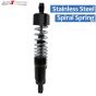 AllExtreme EXRSAS1 Rear Shocker Suspension Spring Adjustable Bike Shock Absorber for Royal Enfield Bullet Motorcycle (Black, 2 Pcs)