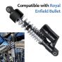 AllExtreme EXRSAS1 Rear Shocker Suspension Spring Adjustable Bike Shock Absorber for Royal Enfield Bullet Motorcycle (Black, 2 Pcs)