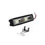 Allextreme EX16F6L1 16 LED Bar 6 inch Off Road Driving Lights Spot Beam Dual Row Fog Light for Motorcycle Cars and Other Vehicles (32W, White Light, 1 PC)