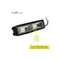 Allextreme EX16F6L1 16 LED Bar 6 inch Off Road Driving Lights Spot Beam Dual Row Fog Light for Motorcycle Cars and Other Vehicles (32W, White Light, 1 PC)
