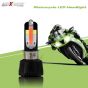 Allextreme EXM6B1P Universal Rtd M6 LED Headlight with Fan, Extremely Bright Fog Lamp Bulbs Kit For Car And Motorcycle (27W)