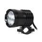 AllExtreme EXAF4LP1 4 LED CREE SMD Projector Auxiliary Fog Lamp Spot Flood Beam Worklight for Cars Motorcycle and Bikes (12W, White Light, 1 PC)