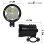 AllExtreme EXAF4LP1 4 LED CREE SMD Projector Auxiliary Fog Lamp Spot Flood Beam Worklight for Cars Motorcycle and Bikes (12W, White Light, 1 PC)