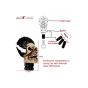 Allextreme EXHGKD1 Skull Head Gear Shift Head Knob Manual Stick Shifter Lever Cover Fits Car & Truck Without Lock Button (Devil Ape)