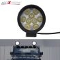 Allextreme EX9FNW1 9 LED Round Fog Light 3 Inches Waterproof Driving Spot Lamp with Mounting Bracket for Car, Motorcycle, SUV, ATV and Outdoor (27W, White Light, 1 PC)