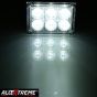 Allextreme EX6FO2P 6 LED Fog Light Bar Waterproof High Beam Off Road Driving Work Lamp for Motorcycle and Cars (18W, White Light, 2 PCS)