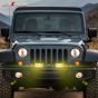 Allextreme EX24FY2 5 Inch CREE Fog Light 24 LED Cube Waterproof Flood Lamp for Cars Truck SUV and Motorcycle (72W, Yellow Light, 2 PCS)