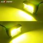 Allextreme EX24FY1 5 Inch CREE Fog Light 24 LED Cube Waterproof Flood Lamp for Cars Truck SUV and Motorcycle (72W, Yellow Light, 1 PC)