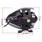 Allextreme EXU5FLB1 U5 CREE Aluminium Alloy LED Driving Fog Light for All Motorcycles, ATV and Bikes