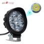 Allextreme EX7RF1P 6 LED Round Fog Light 3 inches Waterproof Flood Lamp with Adjustable Mounting Brackets for Motorcycle/Bike and Cars (10W, White Light, 1 PC)