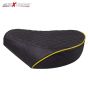 Allextreme PU Leather Seat Cover Anti-Skid Split Cushion Durable, Reinforced Stitching, Comfortable Design, Dustproof & Waterproof for Motorcycle (Model-14)
