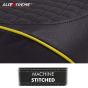 Allextreme PU Leather Seat Cover Anti-Skid Split Cushion Durable, Reinforced Stitching, Comfortable Design, Dustproof & Waterproof for Motorcycle (Model-14)