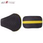 Allextreme PU Leather Seat Cover Anti-Skid Split Cushion Durable, Reinforced Stitching, Comfortable Design, Dustproof & Waterproof for Motorcycle (Model-14)