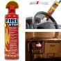 AllExtreme EXAFE1P All Purpose Fire Extinguisher Classes ABCK Gasoline, Kitchen Grease Oil and Fats, Electric and Wood Fires for Home Apartment Office Boat Car Bike (500ml)
