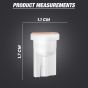 Allextreme AE5DF6C T10 Car LED Bulb Lamp Light For License Plate, Parking Light and Turn Signal (Pack of 2) (Pink)