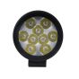 Allextreme EX-9WDL01 Off Road Driving Lamp with Switch 9 LED Round 3" Foglights for Motorcycles, Cars & Bikes (9W, White Light, 2 Pcs)