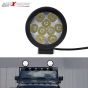 Allextreme EX-9WDL01 Off Road Driving Lamp with Switch 9 LED Round 3" Foglights for Motorcycles, Cars & Bikes (9W, White Light, 2 Pcs)