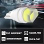 Allextreme EXT102G T10 Multipurpose LED Projector Light for Car Interior Exterior, Bike and Motorcycle (Green, Set of 2)