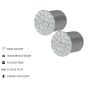 Allextreme BA9S Universal T10 LED Parking Light 22 SMD COB Chip 6000K Front and Back Indicator Light Super Bright for Car Bike and Motorcycle (Set of 2, Blue)