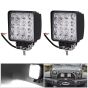 Allextreme EX4ISF1 48W 4 Inch Foglight 16 LED Square Pod Waterproof Flood Driving Lamp for Car Truck Jeep SUV ATV (Pack of 1, White)