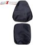 Allextreme Motorcycle Seat Cover PU Leather Anti Skid Split Water-Resistant Bike Cushion Compatible with All Motorcycles- (Black, Model-15)