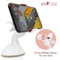 Allextreme EXCMM1W Universal Car Phone Mount Holder 360 Degree Windshield Dashboard Mobile Phone Cradle with Suction Cup for GPS and Smartphones (White)