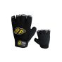 Allextreme EXHFG02 Bike Racing Half Finger Gloves Soft & Breathable Design Ideal for Biking & Gyming - (Black, M)