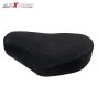 Allextreme PU Leather Bike Seat Cover- | Thick Cushioning | Anti-Slip | Water-Resistant | Shock Absorbent | Mesh Design Bike Accessories Compatible with Royal Enfield Classic 350cc