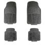 AllExtreme EXFM5CFB Universal Car Floor Mat (Set of 4, Black)