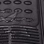 AllExtreme EXFM5CFB Universal Car Floor Mat (Set of 4, Black)