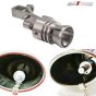 AllExtreme EXSWL01 Universal Turbo Sound Car Silencer Whistle Exhaust Pipe Blowoff Valve Simulator for Cars (XL)