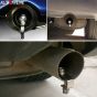 AllExtreme EXSWL01 Universal Turbo Sound Car Silencer Whistle Exhaust Pipe Blowoff Valve Simulator for Cars (XL)