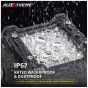 AllExtreme EX24F2P 24 LED Fog Light Bar 4 Inch CREE Cube Pod Work Light Waterproof Off Road Driving Spot Lamp for Bike Cars and Motorcycle (72W, White Light, 2 PC)