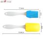 AllExtreme EXBPB2P Silicone Pastry Basting Brushes BPA Free Heat Resistant Food Grade for Baking, Marinating & Grilling (Set of 2, Random Color)
