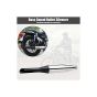 ALLEXTREME Red Rooster Silencer Exhaust with Bush Compatible for Royal Enfield BS3 and BS4 Model Bullet 350cc and 500cc (Chrome with Black Tail)