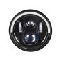 Allextreme 7 Inch Half Ring H4 H13 LED Headlight with DRL, High/Low Beam and Halo Ring Angel Eyes for Motorcycles and Cars (Pack of 2)
